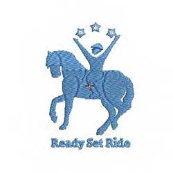 Logo-Ready Set Ride -Call for correct pricing.